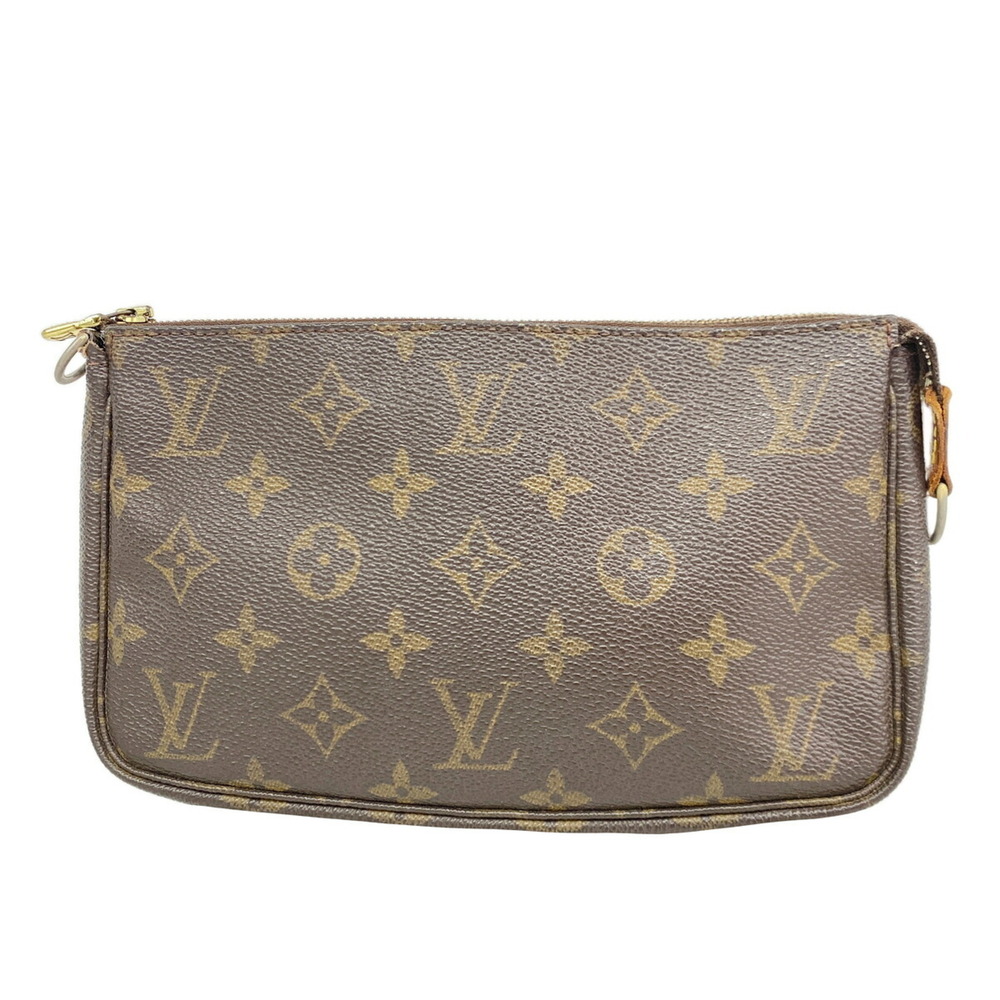 Louis Vuitton Monogram Pochette Accessoires Bag/Pouch M51980 Brown Women's P3...